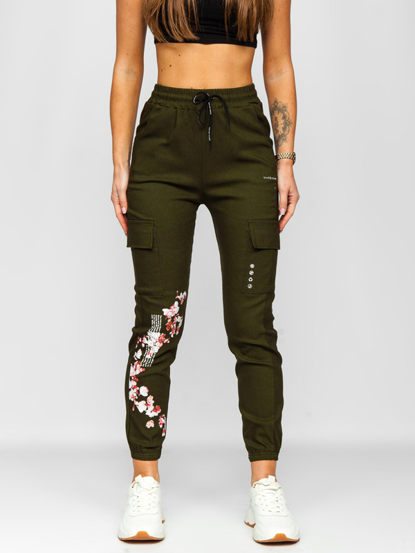 Women's Cargo Joggers Khaki Bolf AF5120ND