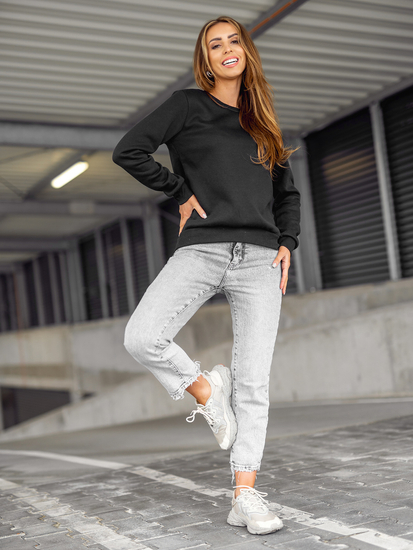 Women's Sweatshirt Black Bolf W01