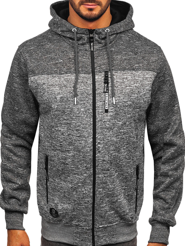 Men’s Warm Hoodie Grey Bolf TC1308