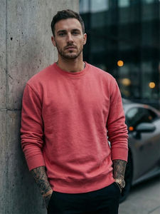 Men's Thick Sweatshirt Salmon Bolf 2001