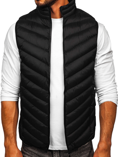 Men's Quilted Gilet Black Bolf 5M752
