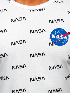 Men's Printed T-shirt White Bolf 14950