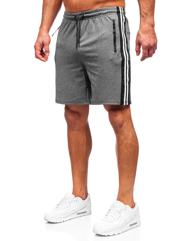 Men's Sweat Shorts Graphite Bolf 68005