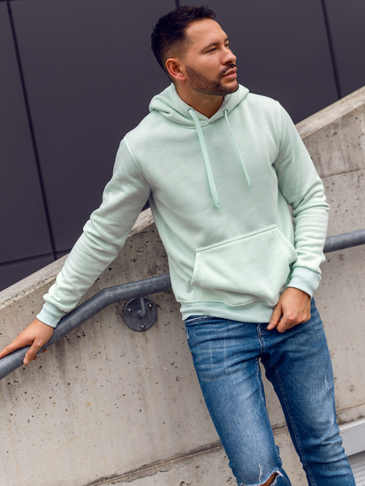 Men's Hoodie Kangaroo Mint Bolf 2009A