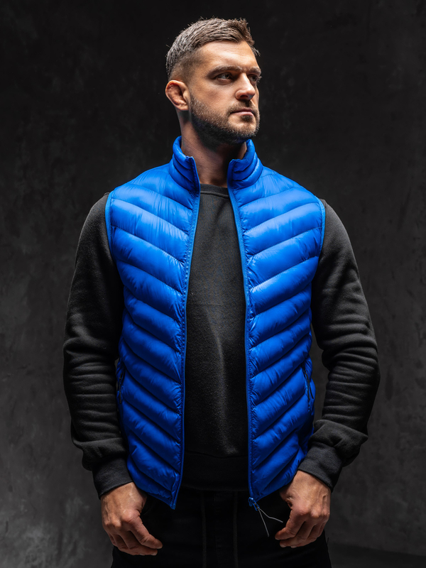 Men’s Quilted Gilet Blue Bolf HDL88006A1