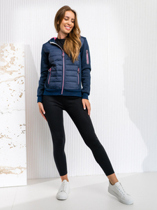 Women's Lightweight Jacket with hood Navy blue Bolf KSW4001A1