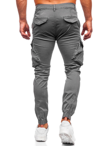 Men's Cargo Joggers Grey Bolf SK850