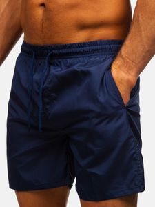Men’s Swimming Trunks Navy blue Bolf QD28