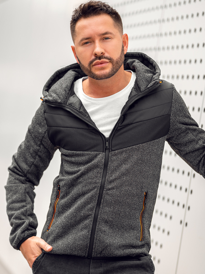 Men's Lightweight Jacket Black-Orange Bolf BKS2153