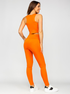 Women’s 2-Piece Sport Outfit Orange Bolf 022A1