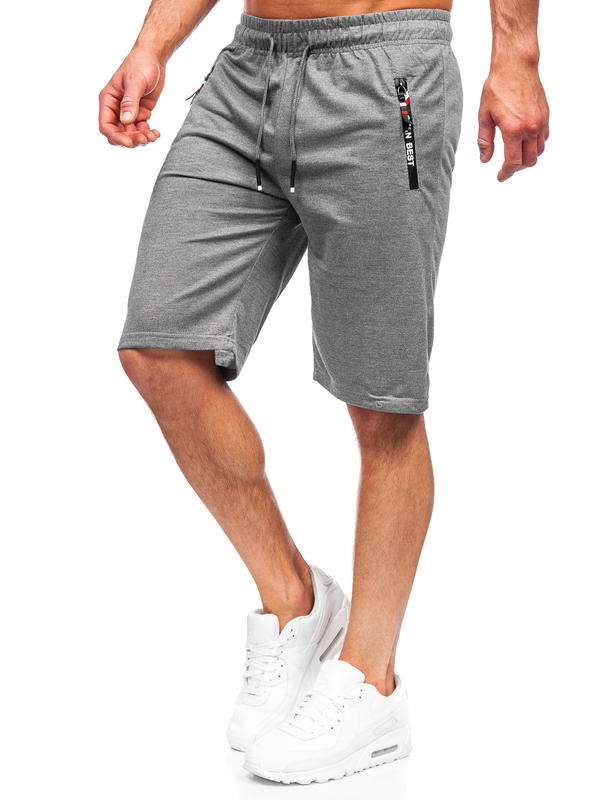 Men's Sweat Shorts Graphite Bolf JX503