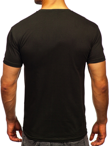 Men's Basic Cotton T-shirt Khaki Bolf 192397