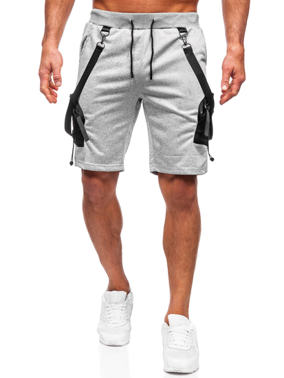 Men's Cargo Shorts Grey Bolf HS7179