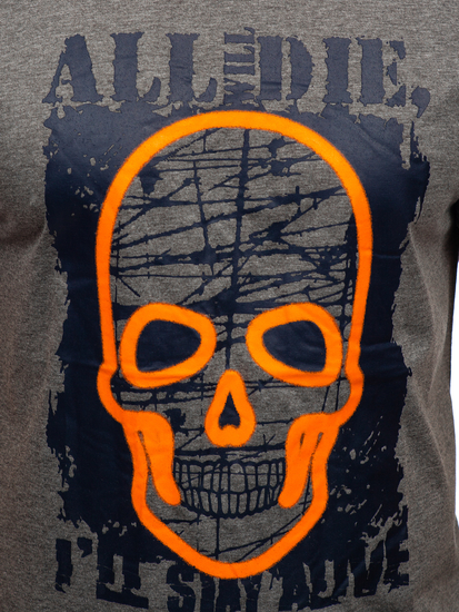 Men's Printed T-shirt Anthracite Bolf Y70007