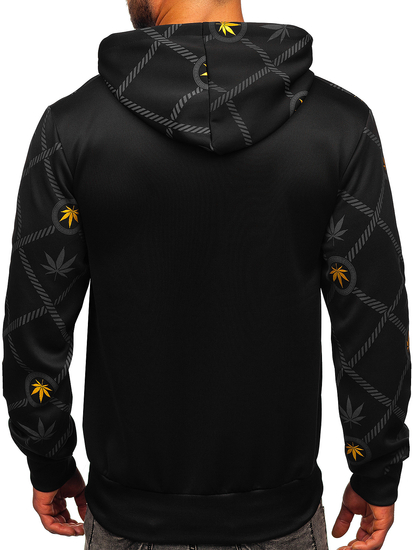 Men's Printed Hoodie Black Bolf HM630