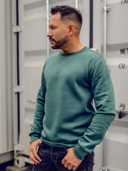 Men's Sweatshirt Green Bolf 2001A