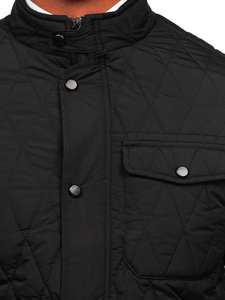 Men's Lightweight Quilted Jacket Black Bolf 22M19