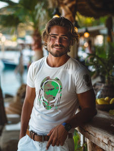 Men's Cotton Printed T-shirt White Bolf 192379A2