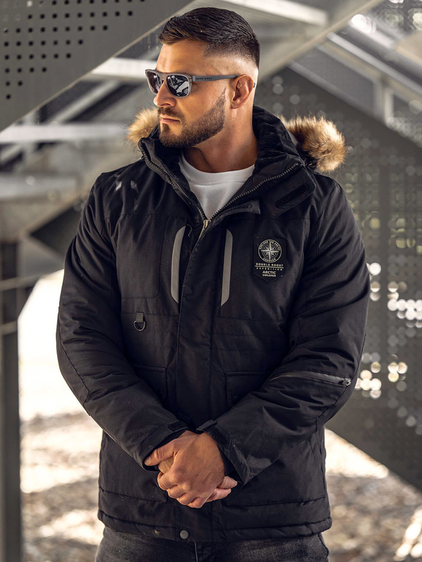 Men's Winter Jacket Black Bolf 1827A
