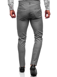 Men's Textile Chinos Grey Bolf 0016