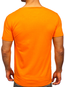 Men's Printed T-shirt Orange Bolf Y70005