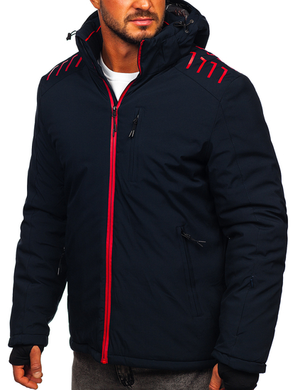 Men's Winter Jacket Navy Blue Bolf 6580