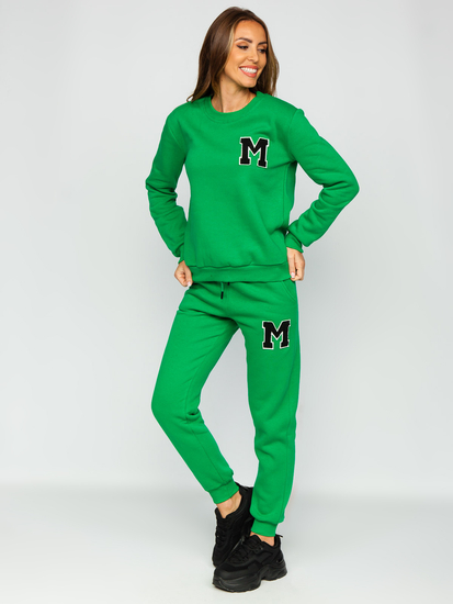 Women's 2-Piece Tracksuit Green Bolf VE22