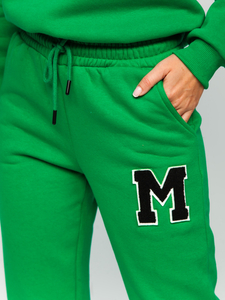 Women's 2-Piece Tracksuit Green Bolf VE22