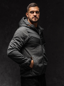 Men's Lightweight Jacket Black-Orange Bolf BKS2153