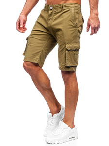 Men's Cargo Shorts Khaki Bolf J707