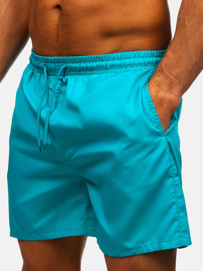 Men’s Swimming Trunks Blue Bolf QD35