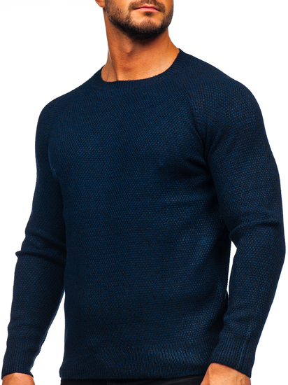 Men’s Sweater Navy blue Bolf H1810