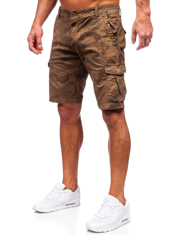 Men's Military Cargo Shorts Brown Bolf ZK8806