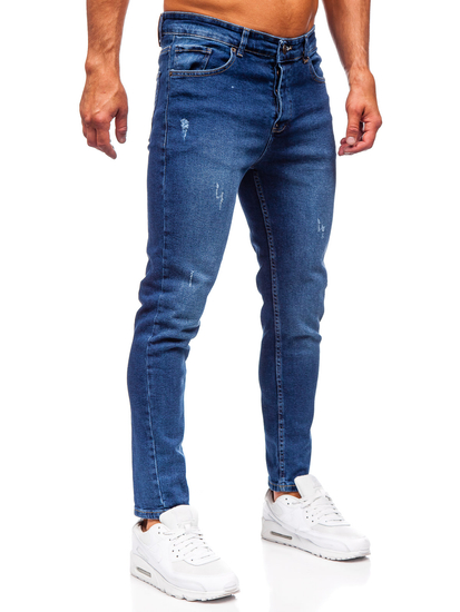 Men's Jeans Slim Fit Navy Blue Bolf 6564-1