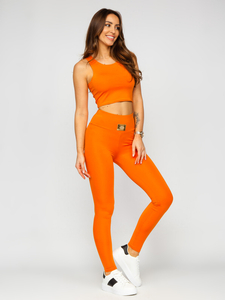 Women’s 2-Piece Sport Outfit Orange Bolf 022A1
