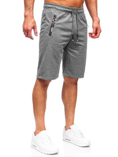 Men's Sweat Shorts Graphite Bolf JX503