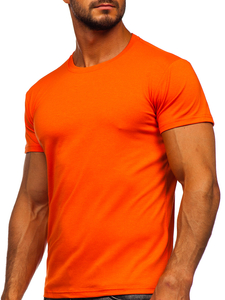 Men's Plain T-shirt Orange Bolf 2005-32