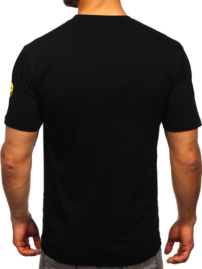 Men's Printed T-shirt Black Bolf 14400