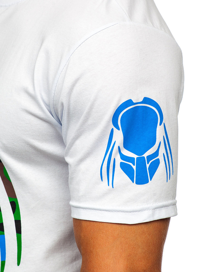 Men's Cotton Printed T-shirt White Bolf 192379-1