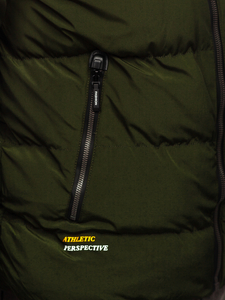 Men's Quilted Winter Jacket Green Bolf 6906