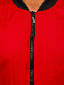 Men's Lightweight Bomber Jacket Red Bolf 5M708