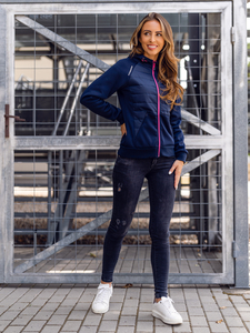 Women's Lightweight Jacket Navy blue Bolf KSW4009A