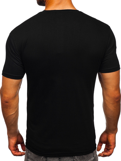 Men's Printed T-shirt Black Bolf SS10953
