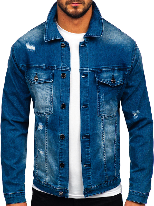 Men's Denim Jacket Light Blue Bolf MJ506B