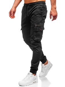 Men's Cargo Joggers Black Bolf CT6702