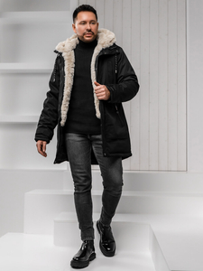 Men’s Winter Parka Jacket Black Bolf 5M3132A1