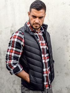 Men's Quilted Gilet Black Bolf 13073A