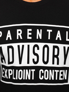 Men's Printed T-shirt Black Bolf T003