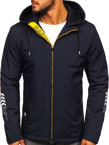 Men’s Transitional Jacket Navy Blue Bolf 5985