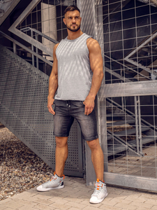 Men’s Basic Tank Top Grey Bolf 1205A
